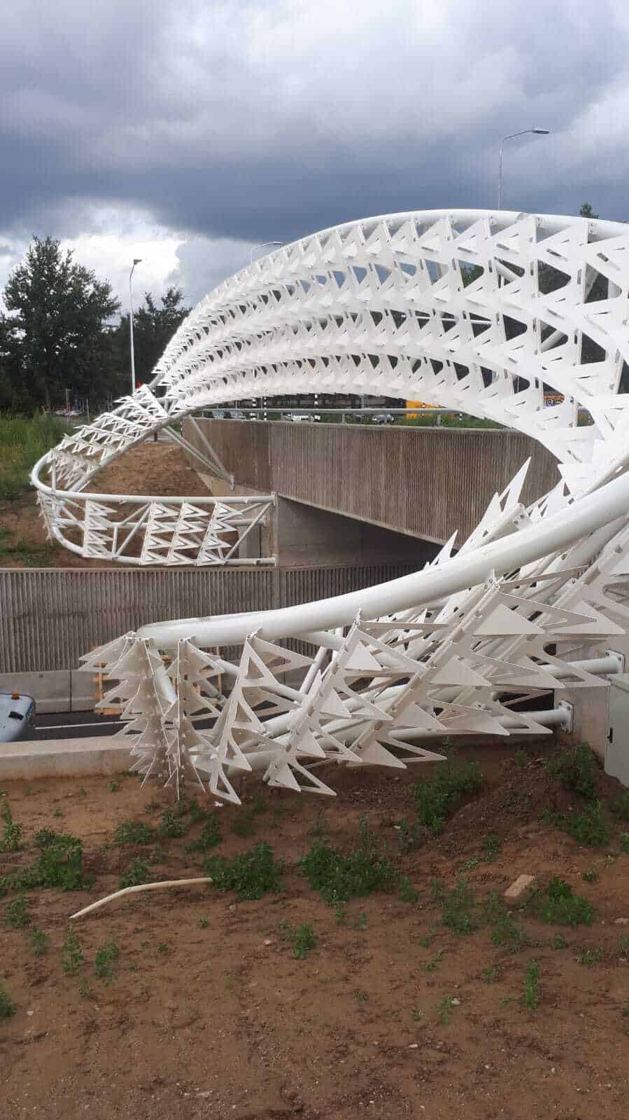 Lichtkunstwerk Zwerm