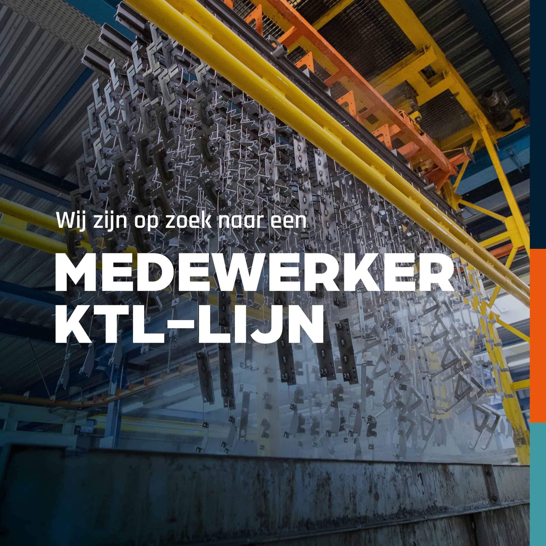 Wij zijn op zoek naar Productiemedewerkers, Poedercoater en Medewerker KTL lijn