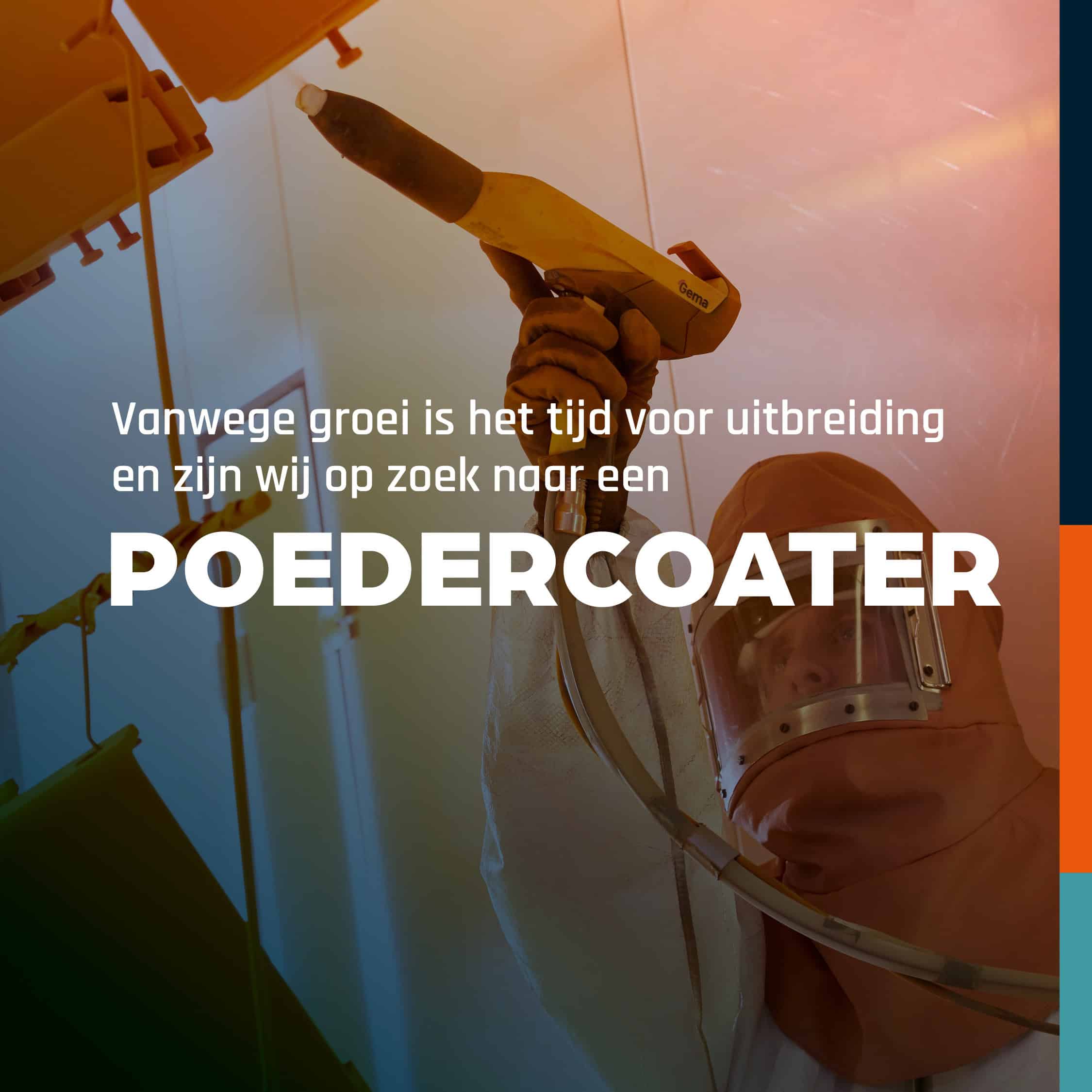Wij zijn op zoek naar Productiemedewerkers, Poedercoater en Medewerker KTL lijn